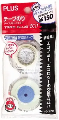 在飛比找Yahoo!奇摩拍賣優惠-PLUS TG-310R 捲軸雙面膠帶替帶 普樂士 捲軸 雙