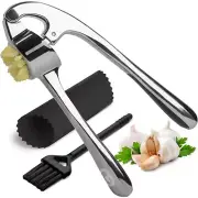 GD Garlic Press Crusher Mincer Tool - Premium Garlic Smasher with Ergonomic H...