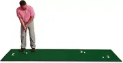 Golf Putting Mat 3 x 11-Feet Green Putt-A-Bout Training Aid Practice - NEW