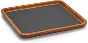 Woodten Solid Wood Jewelry Tray Jewelry Display Tray Stackable Jewelry Tray Large Ring Tray Necklace Tray(Grey)
