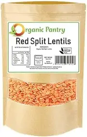 Organic Pantry Red Split Lentils 500g