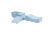Playpals Kid Climb Crawl Foam Play Set Soft Play Set Toys 5PC Pink/Blue/Grey