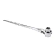 19x24mm Hexagon Scaffold Podger Ratchet Spanner Ratcheting Socket Wrench 1Pcs