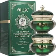 Advanced Retinol Firming And Whitening 2 In 1 Face Cream, With Vitamin C & E, Anti-Wrinkle, Skin Cell Renewal,Fine Line Treatment,Smooth Skin,Non Greasy