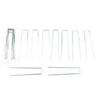 Artificial Fake Grass Staples Turf Lawn U Pins Metal Galvanised Pegs 20 Pcs