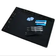 Soldering Mat, 13.4inch x 9.5inch Work Mat, Heat Resistant Mat for Phone Repa...