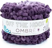 [Lion Brand Yarn] Off The Hook Ombré Yarn, Crushed Velvet