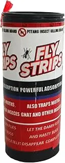 5 Fly Strips for Indoor | Paper Fly Traps Hanging Catcher Gnat Trap | Adhesive Fly Traps for?Insect Home/Outdoor Use, Long-