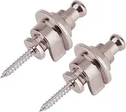 UPKOCH 2pcs Guitar Strap Lock Button Slip Design for All Guitar Types Secure Bass Belt Locks with Delicate Texture Easy to Install