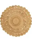 Floor CarpetRug Round Handmade 100% Natural Jute Braided Reversible Rustic Look