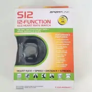 SportLine S12 12-Function ECG Heart Rate Watch New In Box