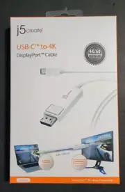 j5create USB™ Type-C to 4K DisplayPort™ Adapter