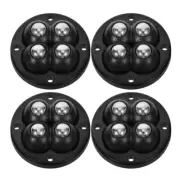 4 Pcs Swivel Casters Wheels for Appliances Adhesive Mop Bucket Universal Pulley
