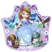 Sofia the First Crown Shaped Melamine Plate