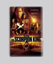 THE SCORPION KING (2002) - 2" x 3" MOVIE POSTER MAGNET (action dwayne rock mummy