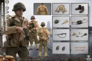 New Crazy Figure WWII U.S. Rangers On D-Day Machine gunner 1/12 Action Figure
