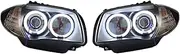 LED Headlight Upgrade Full Head Lamp Compatible With BMW 1 Series E87 2004-2011 Turn Signals Daytime Running Lights(LED)