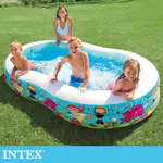 【INTEX】8字型戲水游泳池/泳池/戲水池 262X160X46CM(640L)適用3歲+(56490)