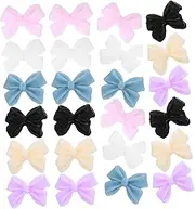 HAKIDZEL 30pcs Nail Charms for Art Bow Design Nail Decorations Gems for DIY Manicure Supplies for Salon Home Use for Women