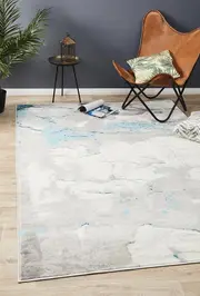 Abode Rug Culture Blue & Grey Soft Rug