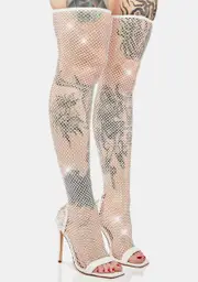 [SIMMI] Scorpius Diamante Thigh-High Heels