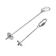 Bird Holder Stainless Steel Fruit Treat Skewer with Metal Hook 5 In 8 In