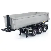 Metal 1/14 Hydraulic RC 3-Axle Dumper Trailer for Remote Control Tractor Truck