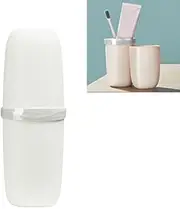 4 PCS Accompanying Cup Travel Portable Mouthwash Toothbrush Box 2021
