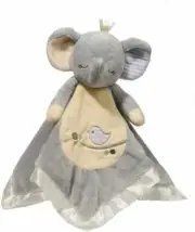Elephant Lil' Snugglers Plush Stuffed Animal 13" Square