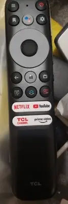 OEM TCL Remote Control RC802V FNR1 Voice TV BLACK