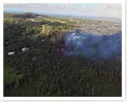 Fissure Eruption Kilauea Volcano Leilani Estates Hawaii 2018 Silver Halide Photo