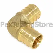 (100) 3/4" PEX Elbows - Brass Crimp Fittings