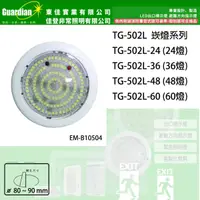 在飛比找樂天市場購物網優惠-Guardian 東佳實業 崁入式 LED 緊急照明 停電照