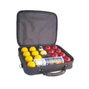 Super Aramith Pro Cup Casino Pool Balls Spot Measle Dotted Ball Cleaner & Case