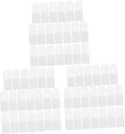 Beatifufu 3sets Professional Manicure Supplies Nail Polish Varnish Cover Nail Tips Protect from Smearing Art Accessories Set 30pcs*3