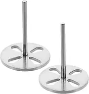 LIFKOME Foot Grinding Discs for Nail Drill 2pcs Sandpaper Discs Stainless Steel Professional Tool Easy to Install Wear