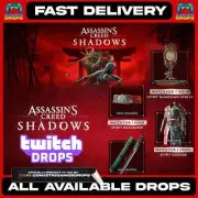 Assassins Creed Shadows TWITCH DROPS - 4/4 - KOSODE - HEADBAND - TANTO - STATUE