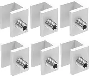 TEHAUX 6pcs Window Stopper Safety Lock for Clamp Resistant Limiting Lock for Sliding Windows Durable Design for Enhanced Home Safety and Air Circulation