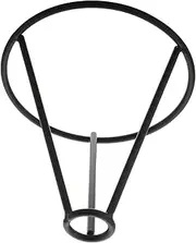 INOOMP Metal Bracket for Avocado Seed Sprouting Triangular Seed Holder with Dual Rings Hydroponic Plant Growing Bottle Vase Rack