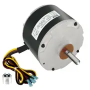 AC Fan Motor 1/4 Hp RPM 1100 Volts 208-230 YDK185-6GS071S With Capacitor In Box