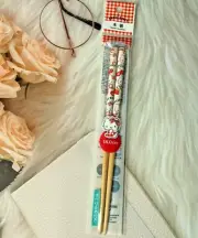 Sanrio Hello Kitty Japanese Bamboo Chopsticks 18cm For Kids