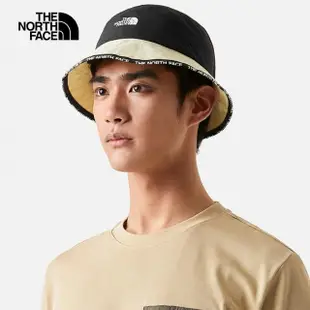 【The North Face】TNF 戶外帽 CYPRESS BUCKET 男女 黑卡其(NF0A7WHA3X4)