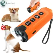 Ultrasonic Anti Dog Stop Barking Pet Trainer LED Light Deterrent Repeller Device