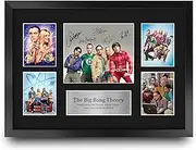 HWC Trading FR A3 The Big Bang Theory Gifts Printed Signed Autograph Picture for TV Memorabilia Fans - A3 Framed