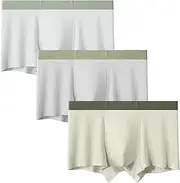 [Maiyifu-GJ] 3 Pack Mens Moisture-Wicking Boxer Briefs Soft Breathable Underwear Trunks Lightweight Comfortable Underpants, Color36, Large, Color36, Large