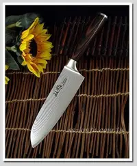 在飛比找Yahoo!奇摩拍賣優惠-雙雄名家刀品《 日式三德型 》67層大馬士革鋼 SDM01-