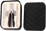 Nail Cutter,Anti-Splash Ingrown Nail Trimming Tool with File and Spoon - Heavy Duty Wide Jaw Opening Beveled Manicure Tool For Seniors Elderly Adults Pedicure