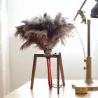 Ostrich Feather Duster Anti Static Wood-Handle Brush Duster Dust Cleaning Home