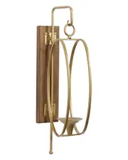Peyton Lane Glam & Wood Wall Sconce