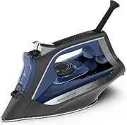 Rowenta DW4301 Acessteam Iron | 2500 W | 140 g/min Steam Stroke and 40 g/min Continuous Steam | Microsteam 300 Sole | Precise Tip | Limescale Protection System | Drip Protection | Colour Blue